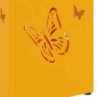 Parasolstandaard Mosterdgeel 15,5x15,5x49 cm Staal - thumbnail