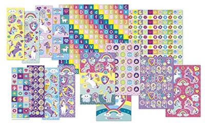 Totum eenhoorn stickerset groot Totum eenhoorn stickerset groot