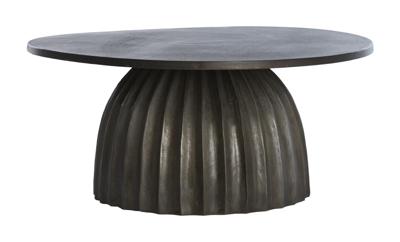 Light & Living Ronde Salontafel 'Veglia' 70cm, kleur Donkerbruin