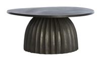 Light & Living Ronde Salontafel 'Veglia' 70cm, kleur Donkerbruin - thumbnail
