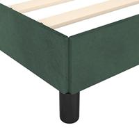 Bedframe zonder matras 120x200 cm fluweel donkergroen - thumbnail