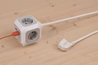 Brennenstuhl ALEA-Power 2xUSB-Charger + stekkerblok 4-voudig stekkerdoos - thumbnail