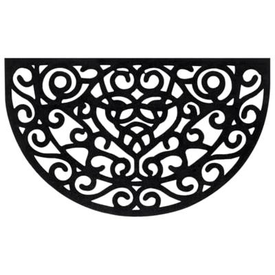 Deurmat halfrond 45x75 cm rubber Deurmat halfrond 45x75 cm rubber