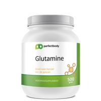 L-Glutamine poeder - 100% puur aminozuur - Voor spierherstel, darmen & immuunsysteem - 500 gram PerfectBody - thumbnail