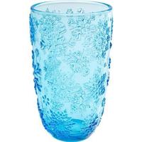 Kare Waterglas Ice Flowers Blue - thumbnail