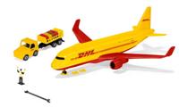 Siku Dhl cargo vliegtuig met accessoires - thumbnail