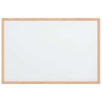 Magnetisch whiteboard met massief grenenhouten frame 60x40 cm - thumbnail