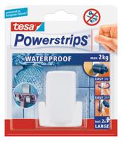 tesa POWERSTRIPS® Waterproof scheermeshouder Wit Inhoud: 1 stuk(s) - thumbnail