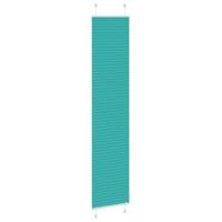 Pliss rolgordijn 45x200 cm stofbreedte 44,4 cm petrol groen - thumbnail