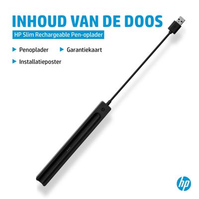HP Slim Pen Charger Touchpen-laadstation Zwart
