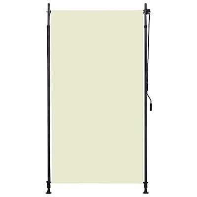 VidaXL Rolgordijn voor buiten 120x270 cm crème