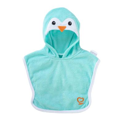 Corolle badcape voor babypop - pinguin, 30cm Corolle badcape voor babypop - pinguin, 30cm