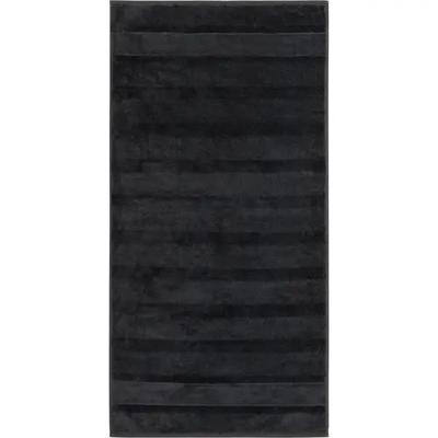 Cawö Cawo Noblesse2 Uni Handdoek 50/100 zwart