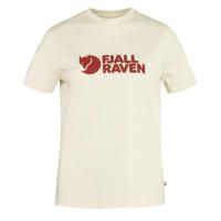 Fjällräven Dames T-Shirt Logo Tee W, chalk white, Maat: S - thumbnail