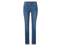 esmara Dames jeans Slim Fit (Korte lengte, 36, Lichtblauw) - thumbnail
