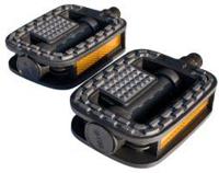 Neco Pedalen set 9/16 inch grijs/zwart - thumbnail