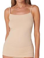 2-Pack dames spaghetti hemdjes - Organic 95/5 - Basics - Dames singlets met spaghetti bandjes - Biologisch katoen - thumbnail