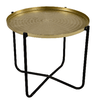 El Hierro bijzettafel goud 35 cm