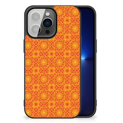 iPhone 13 Pro Back Case Batik Oranje