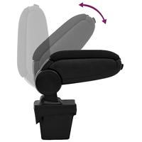 VidaXL Armsteun 13x33x(31-48) cm abs zwart - thumbnail