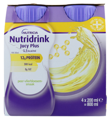 Nutridrink Jucy Plus Peer-Vlierbloesem Nutridrink Jucy Plus Peer-Vlierbloesem