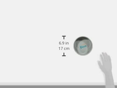 TRIXIE BE NORDIC VOERBAK KERAMIEK GRIJS 800 ML 16 CM 4 ST