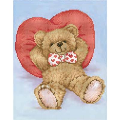 Brandunit Diamond painting - diamond dotz relax a bear - 35x27 cm Brandunit Diamond painting - diamond dotz relax a bear - 35x27 cm