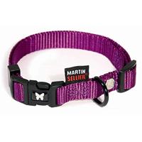 Martin halsband verstelbaar nylon paars - thumbnail