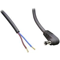 BKL Electronic Laagspannings-aansluitkabel Laagspanningsstekker - Open kabeleinde 5.50 mm 2.50 mm 1.00 m 1 stuk(s) - thumbnail