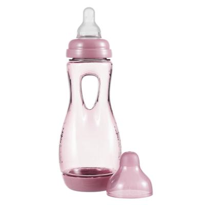Difrax Easy Grip Bottle 6+ Months Raspberry