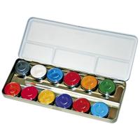 Eulenspiegel Schmink, wit, 12 kleur/ 1 set - thumbnail
