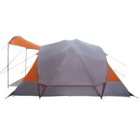 Tunneltent 8-persoons waterdicht grijs en oranje - thumbnail
