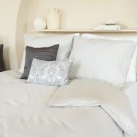 Dommelin Dommelin Dekbedovertrek Liva Percal 200tc Zilver 140x200/220 - thumbnail