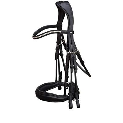 Schockemohle Sports Venice stang en trens hoofdstel zwart maat:full Schockemohle Sports Venice stang en trens hoofdstel zwart maat:full