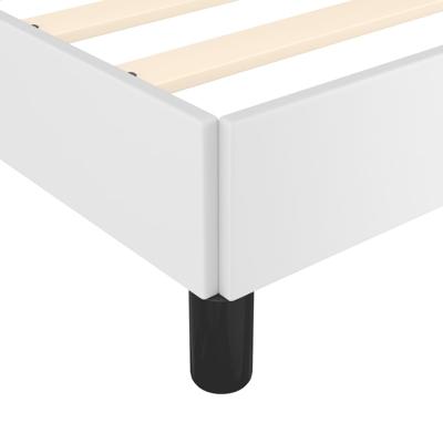 Bedframe zonder matras 120x190 cm kunstleer wit