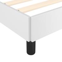 Bedframe zonder matras 120x190 cm kunstleer wit - thumbnail
