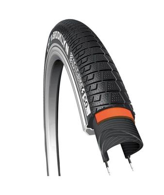 Cst buitenband brooklyn 20 x 2.40" / 62-406mm zwart met reflectie