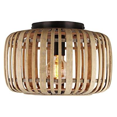 Brilliant PlafondlampWoodrow 32cm houtbruin - 99498/20