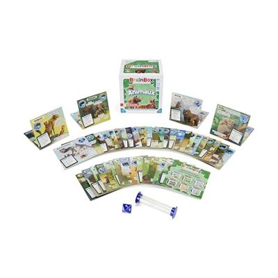 Bordspel - BrainBox - Dieren - Observatie- en geheugenspel - 1 speler of meer - 8 jaar en ouder - thumbnail