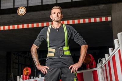 KNEETEK Rugsteun gordel HiVis BR110 XL - BR110XL KNEETEK Rugsteun gordel HiVis BR110 XL - BR110XL