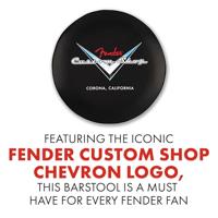 Fender Custom Shop Logo Barstool 24" Black/Chrome gitaarkruk (61 cm) - thumbnail