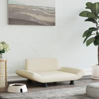 Hondenmand 70x45x28 cm kunstleer crmekleurig - thumbnail