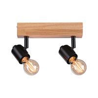Paulmann Arvid 66771 Wandspot E27 Zwart, Hout (licht) - thumbnail