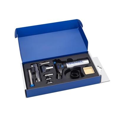 Dremel 2200-5 Versaflame Gassoldeerset Heetgasmondstuk, Soldeerpunt 550 - 1200 °C Met Piëzo-ontsteker