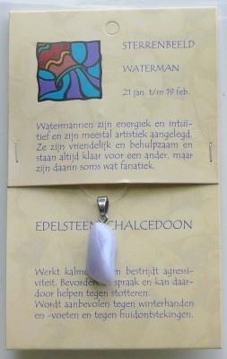 Steengoed Sterrenbeeldsteen hanger waterman 1 Stuks