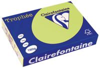 Clairefontaine Trophée Pastel, gekleurd papier, A4, 160 g, 250 vel, golfgroen - thumbnail