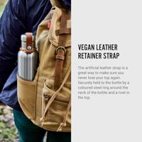 Black+Blum Geïsoleerde Waterfles - 0.5Ltr - Oranje - thumbnail