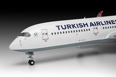 Revell modelbouwpakket - airbus a350-900 turkish airlines 1:144 - 120dlg.