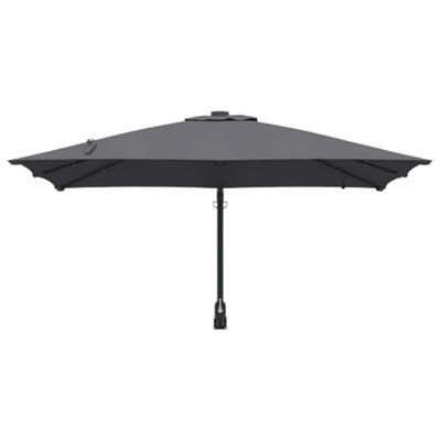 Tuinparasol Antraciet 248.5 x 247.5 x 160 cm Stof Tuinparasol Antraciet 248.5 x 247.5 x 160 cm Stof