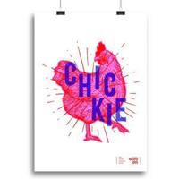 Poster leuke quote A3 chickie - thumbnail